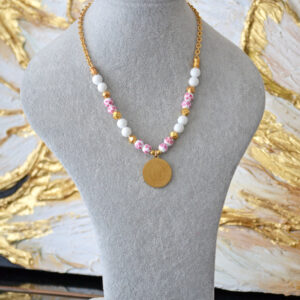 Cadena Murano & Medalla Virgen de Guadalupe