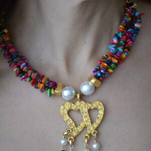 Collar Chip Colores & Corazones