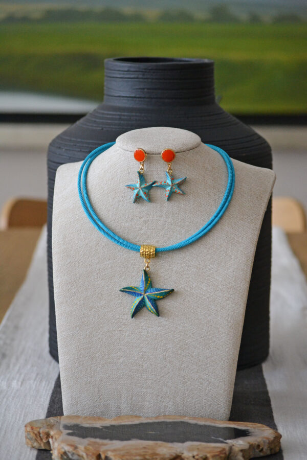 Gargantilla & Aretes Estrella de Mar - Imagen 3