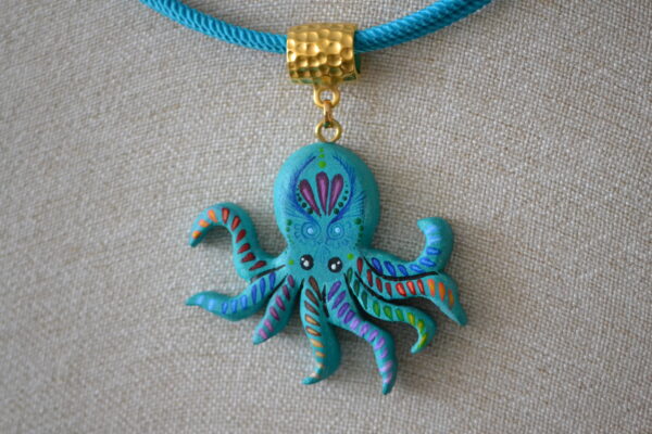 Gargantilla & Aretes Pulpo - Imagen 7