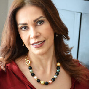 Cadena Ónix & Perla Swarovski