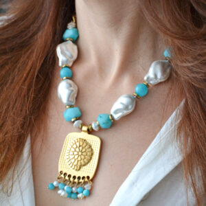 Collar Perla Jumbo & Caracol