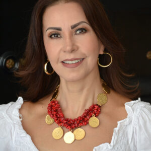 Collar Chip Coral & Monedas
