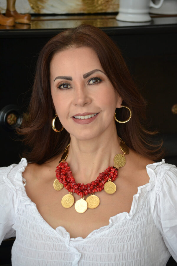 Collar Chip Coral & Monedas