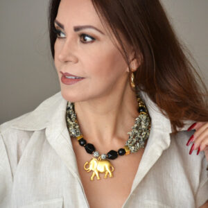 Collar Chip Manchas & Elefante