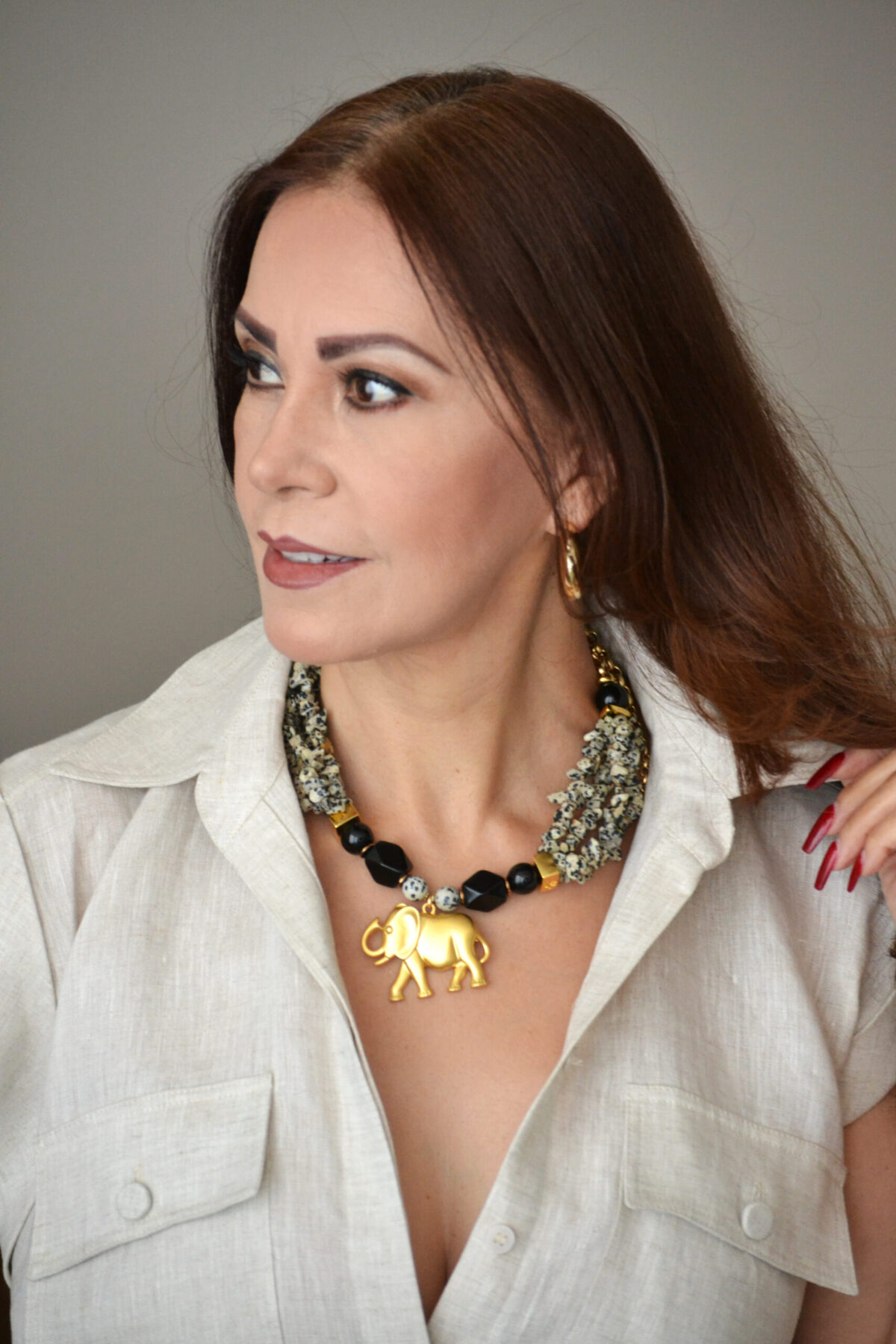 Collar Chip Manchas & Elefante