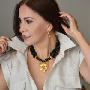 Collar Chip Ónix & Jaguar