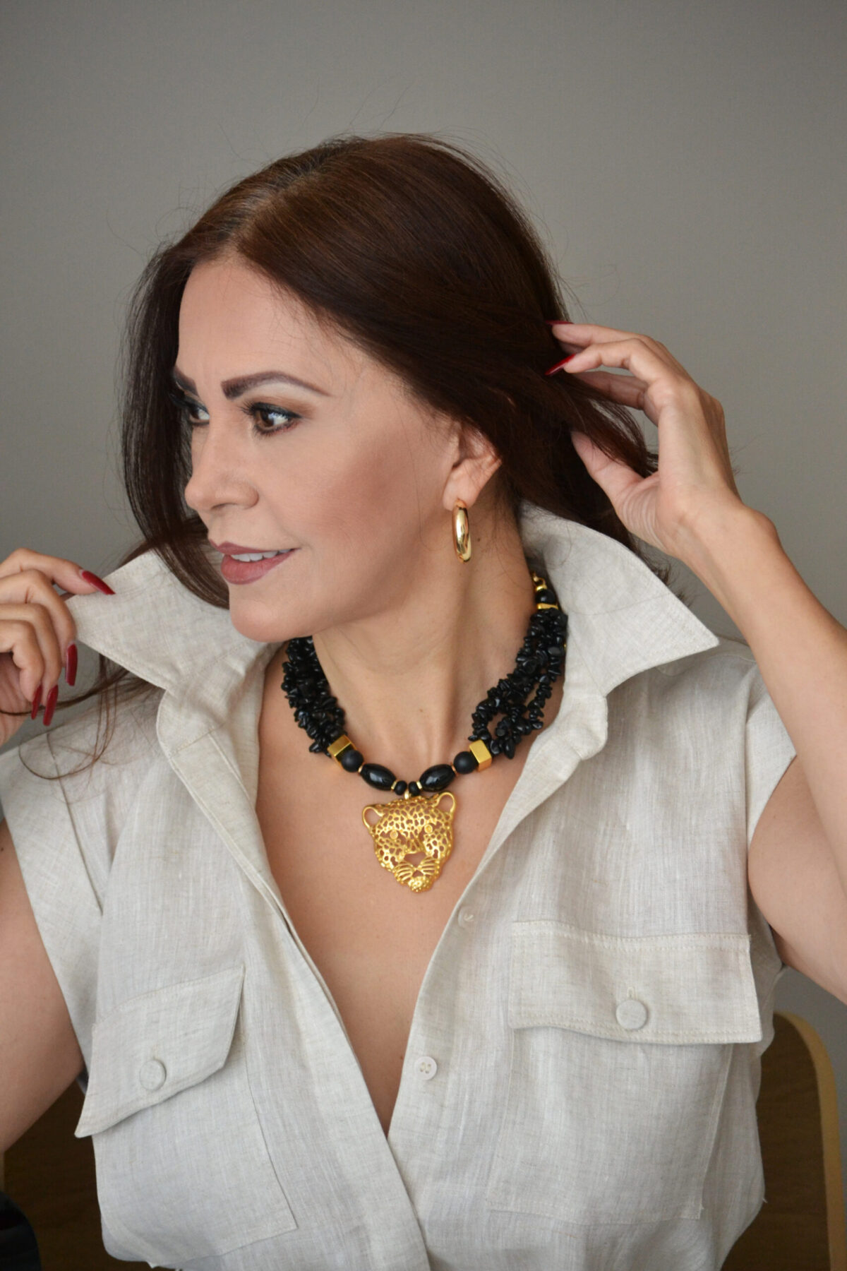 Collar Chip Ónix & Jaguar