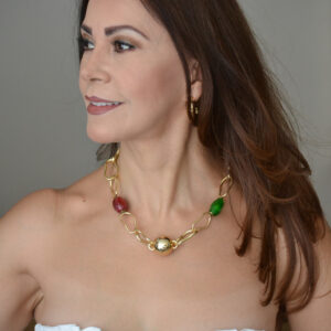 Cadena Ágata & Bola