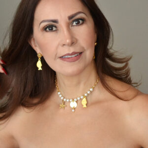 Cadena Perla & Dijes 03