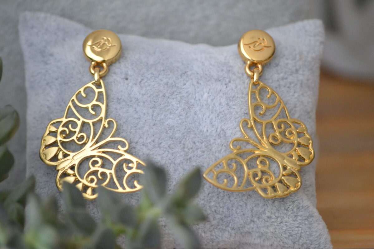Aretes Mariposa