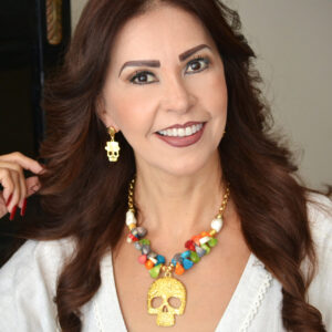 Collar Corales & Calavera