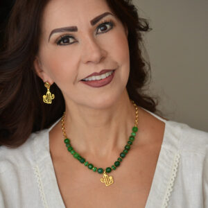 Collar Ágata & Cactus