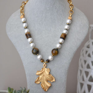 Collar Ojo de Tigre Jumbo