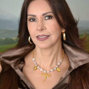 Cadena Cuarzo & libélula