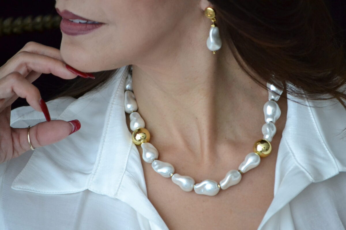 Collar Perla Jumbo & Bola 02