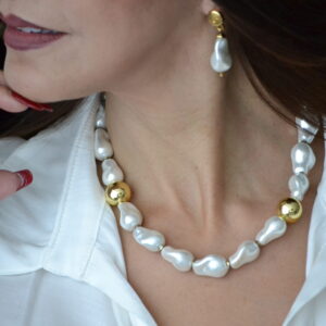 Collar Perla Jumbo & Bola 02