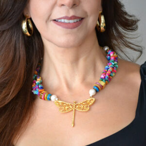 Collar Chip Colores & Libélula