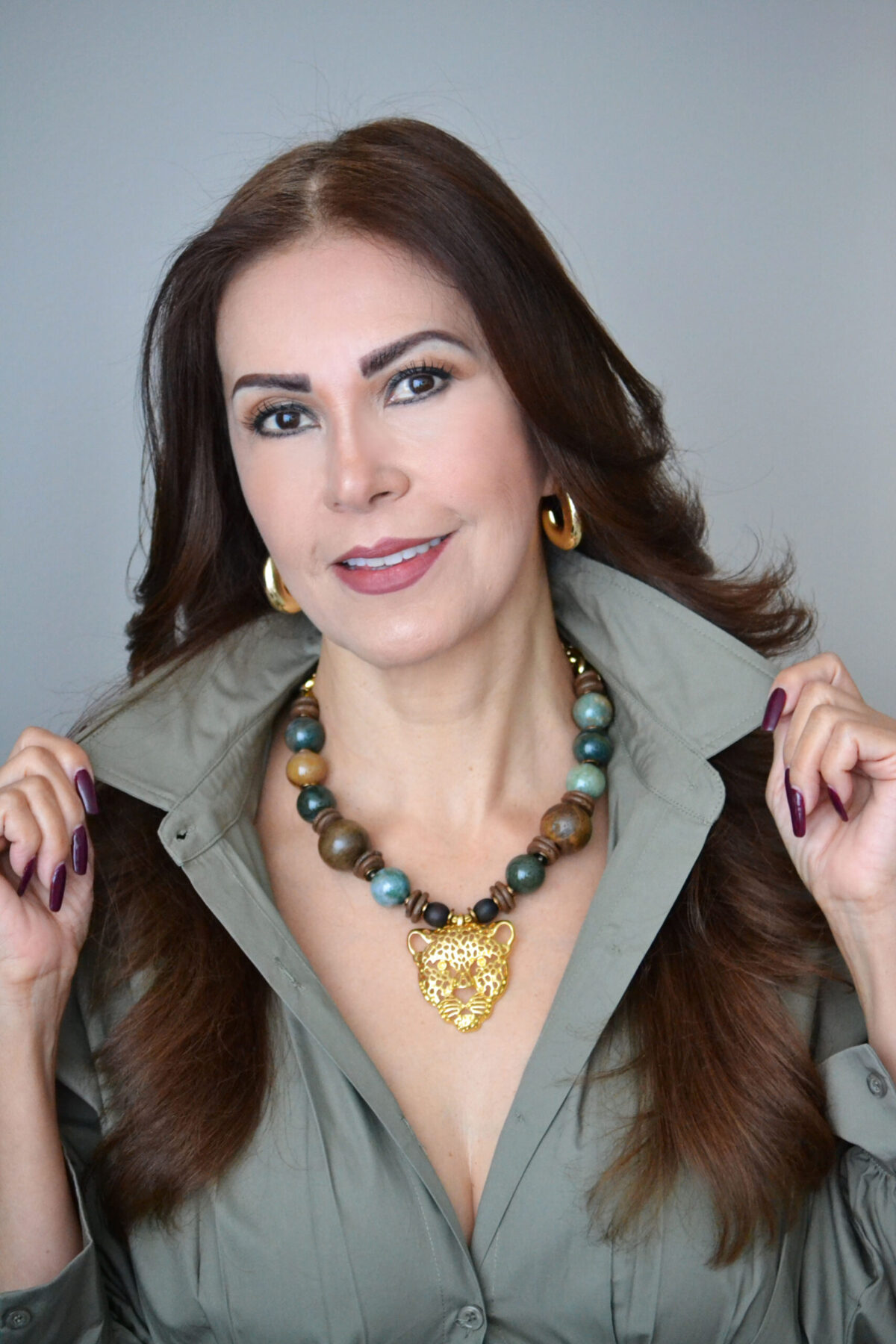 Collar Ágata & Madera