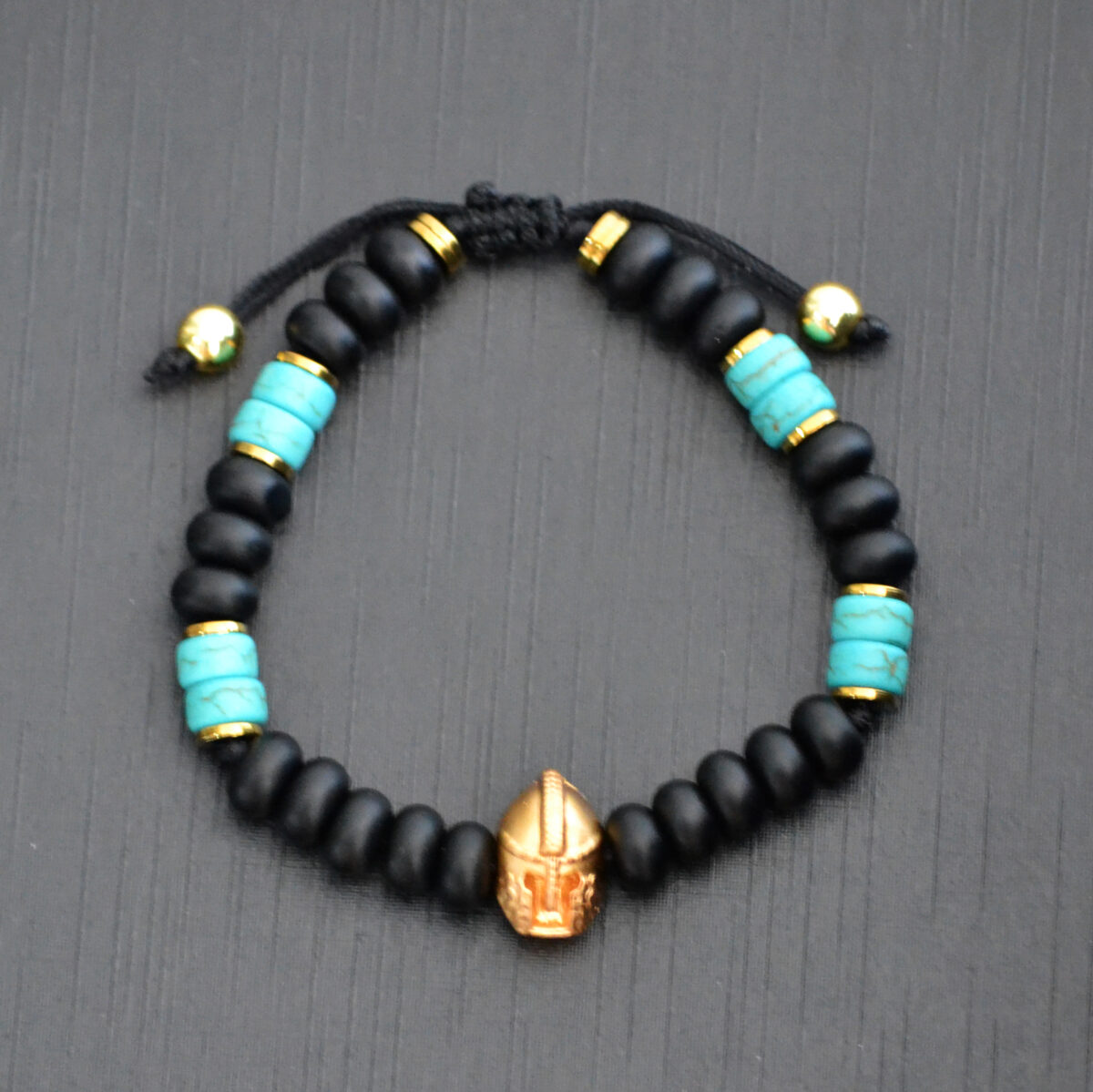 Pulsera Ónix & Turquesa