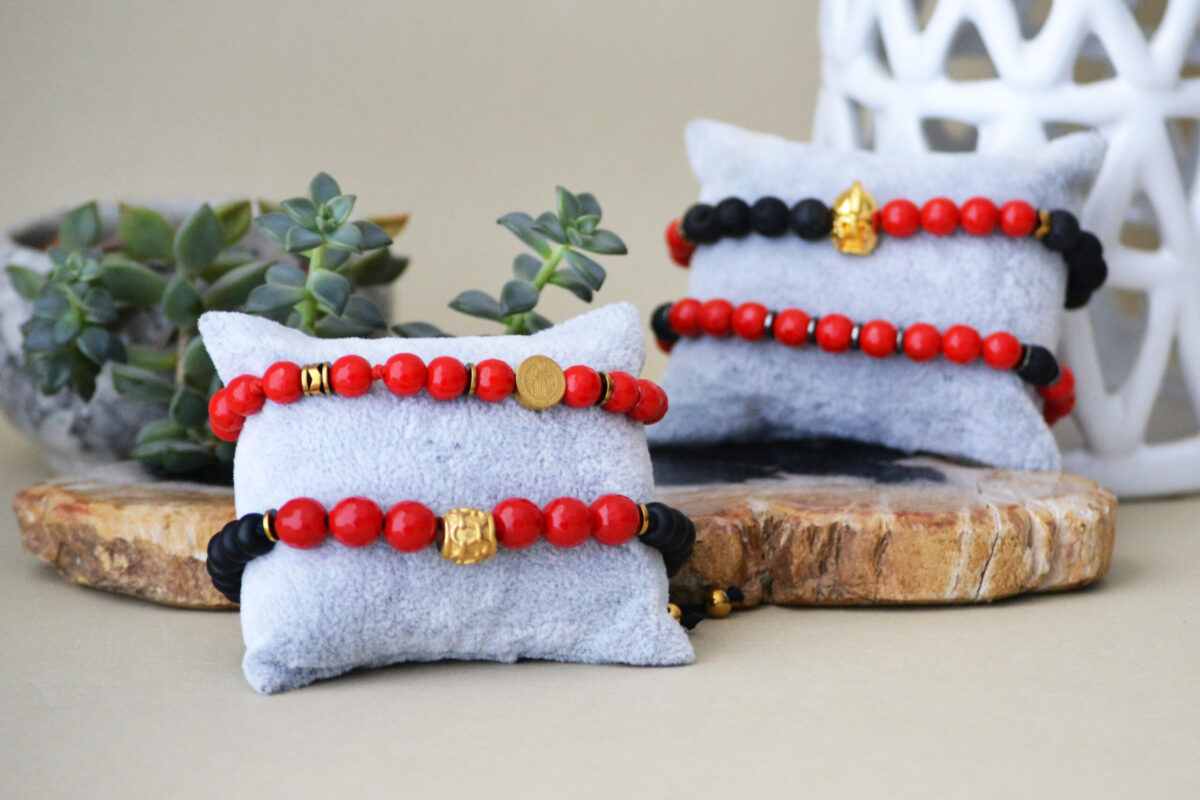 Pulsera Ágata Roja