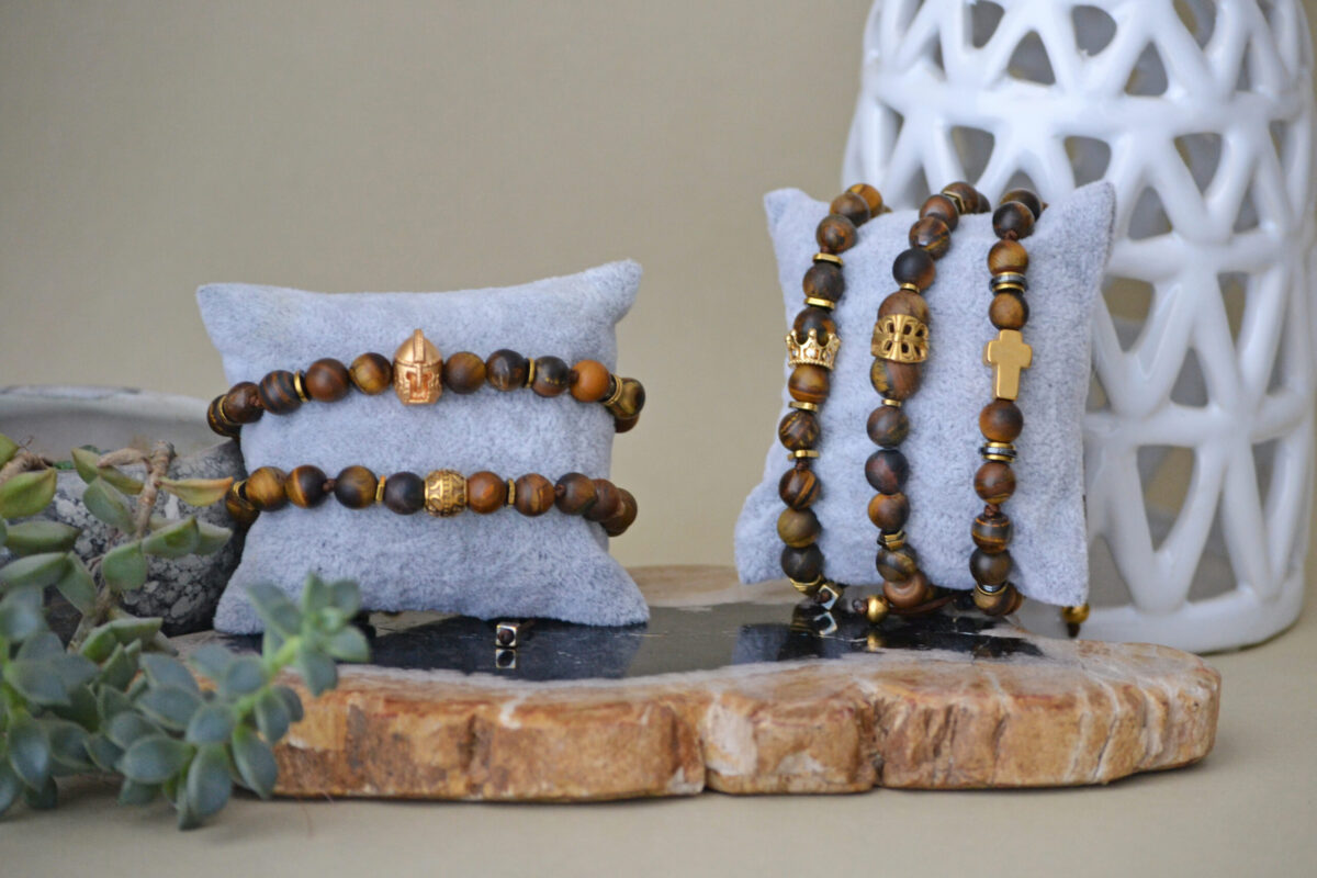 Pulsera Ojo de Tigre Mate