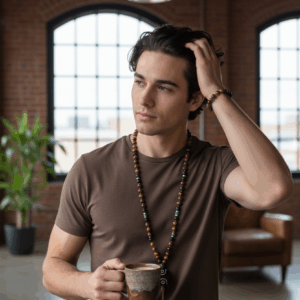 Collar Ojo de Tigre & Turquesa