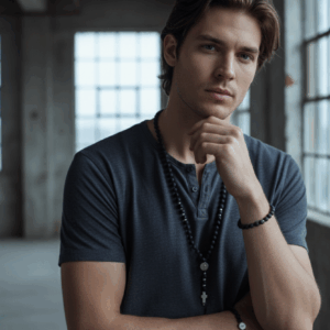 Collar Piedra Volcánica Mini