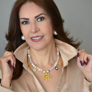 Collar Perla Jumbo & Tornasol