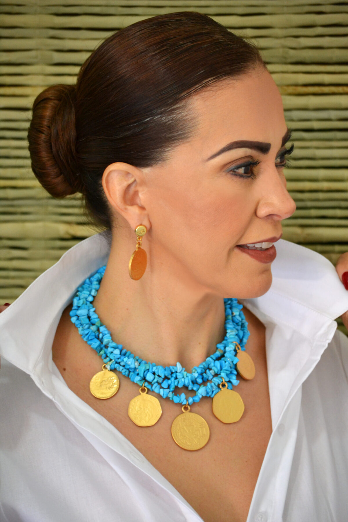 Collar Chip Monedas