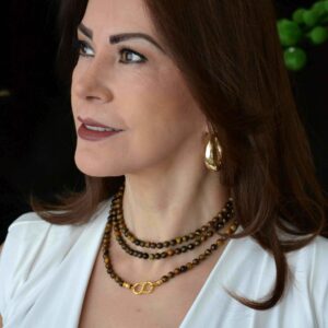 Collar Ojo de Tigre L