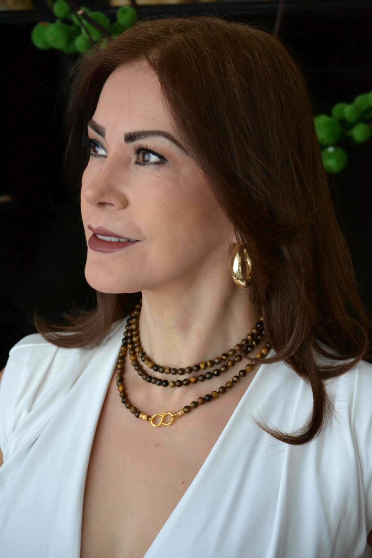 Collar Ojo de Tigre L