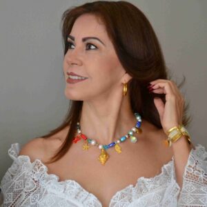 Collar Multipiedra Marino