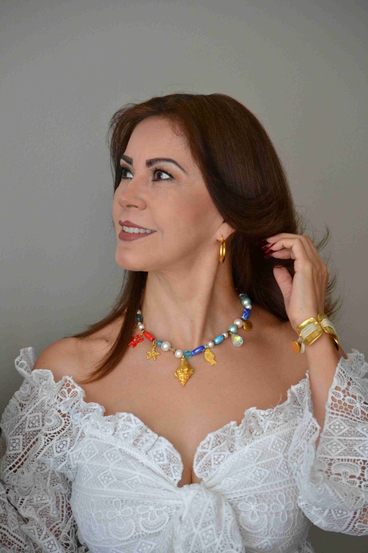 Collar Multipiedra Marino