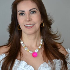 Collar Perla Jumbo & Gota Cristal