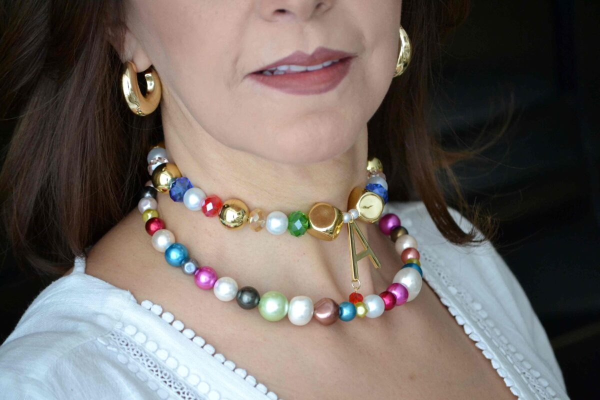 Collar Flexible Perla Colores
