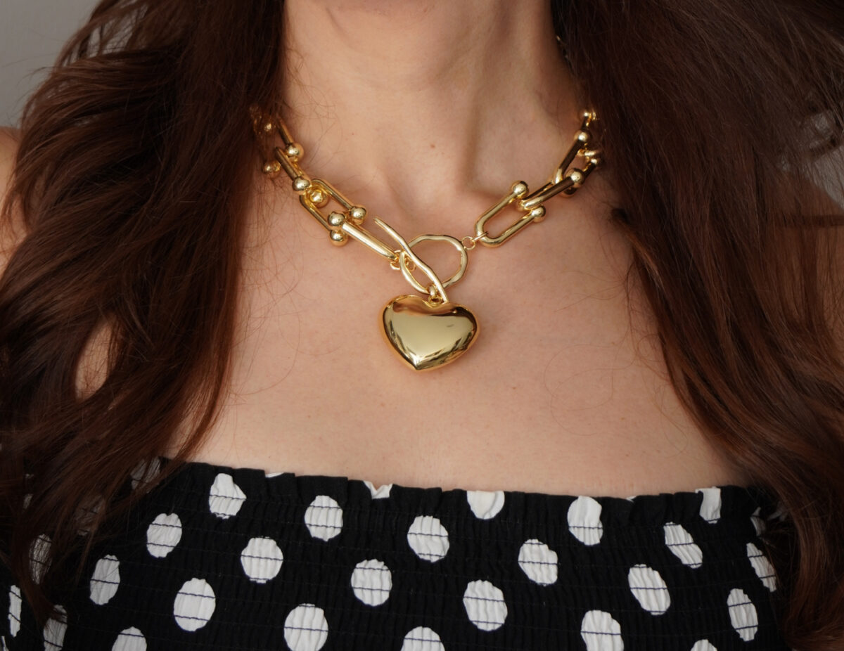 Cadena Corta Dije De Corazón