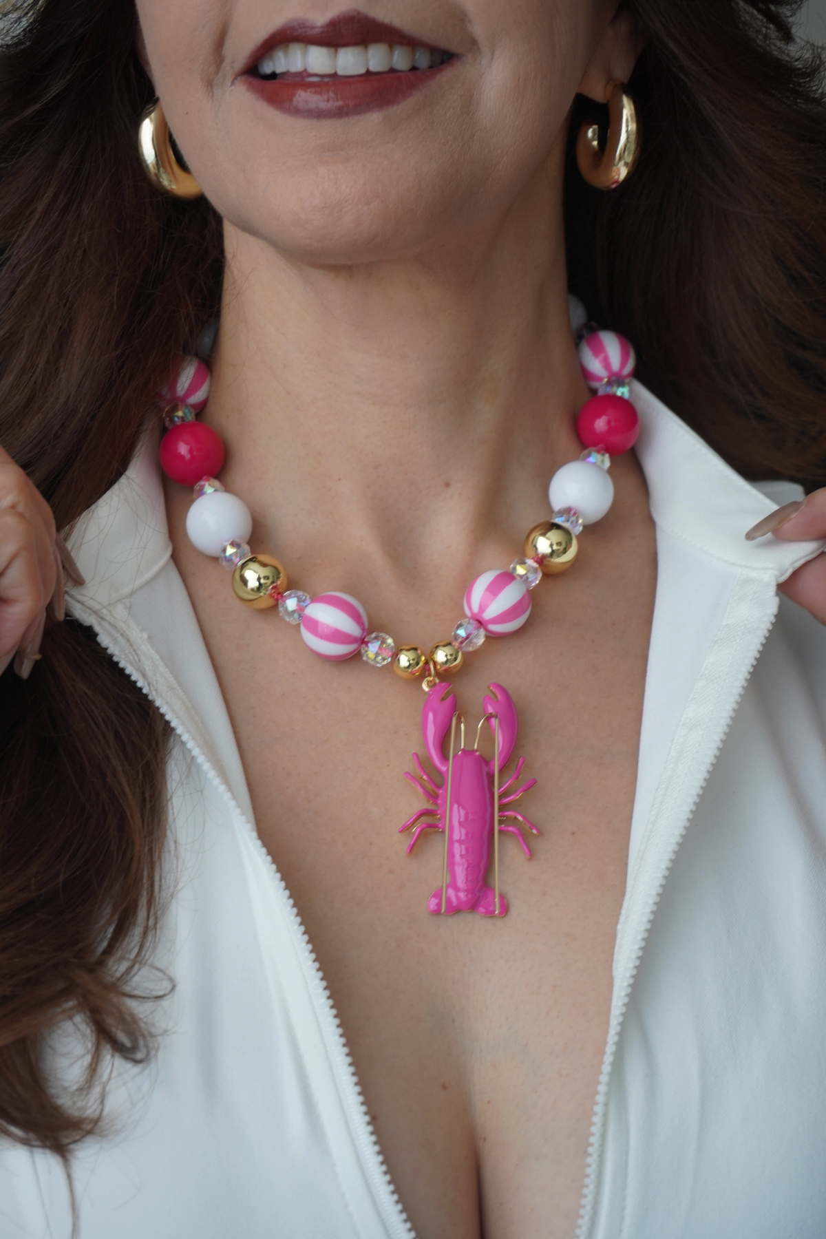 Collar Langosta Rosa - Imagen 6