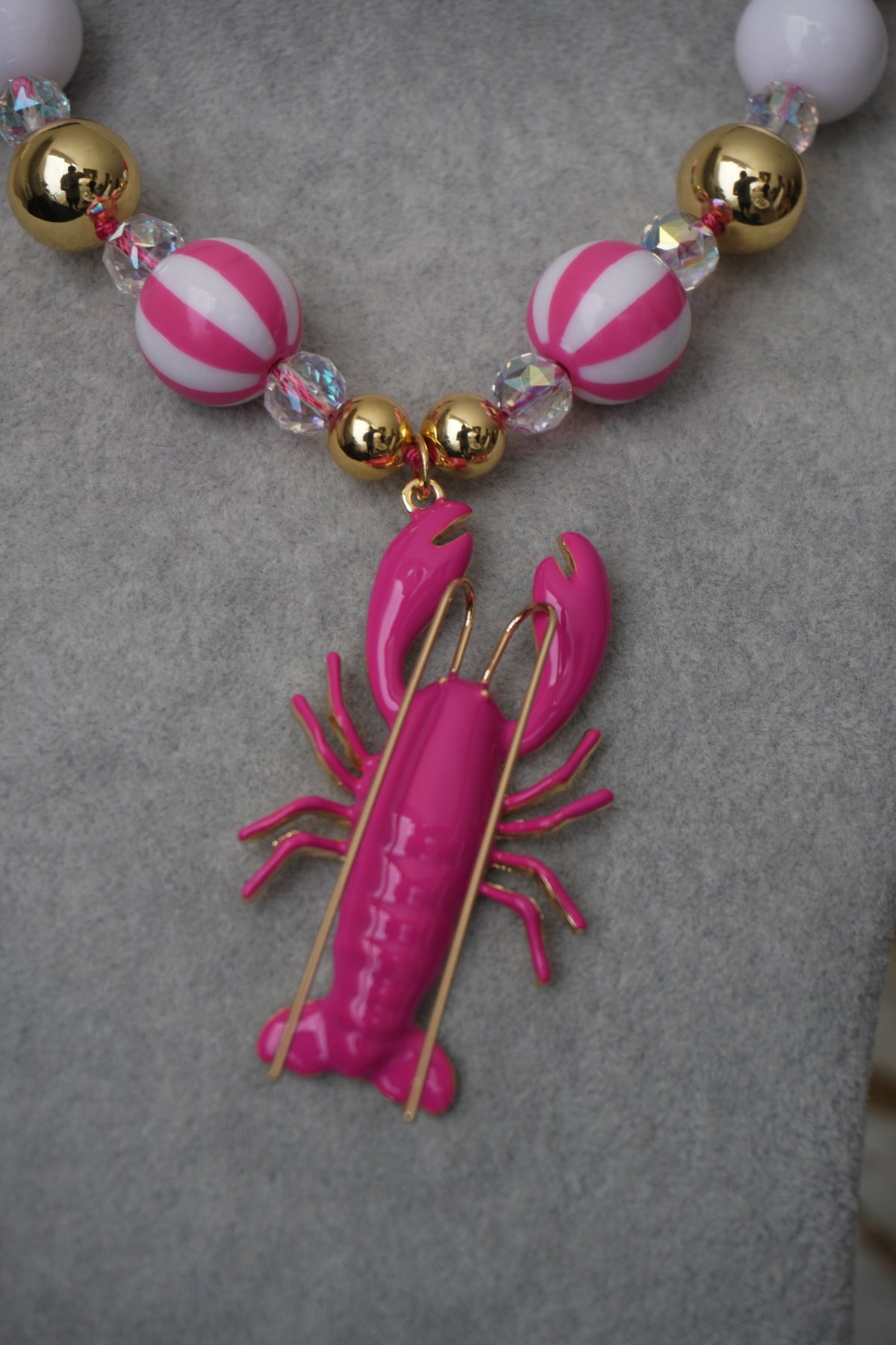 Collar Langosta Rosa - Imagen 3