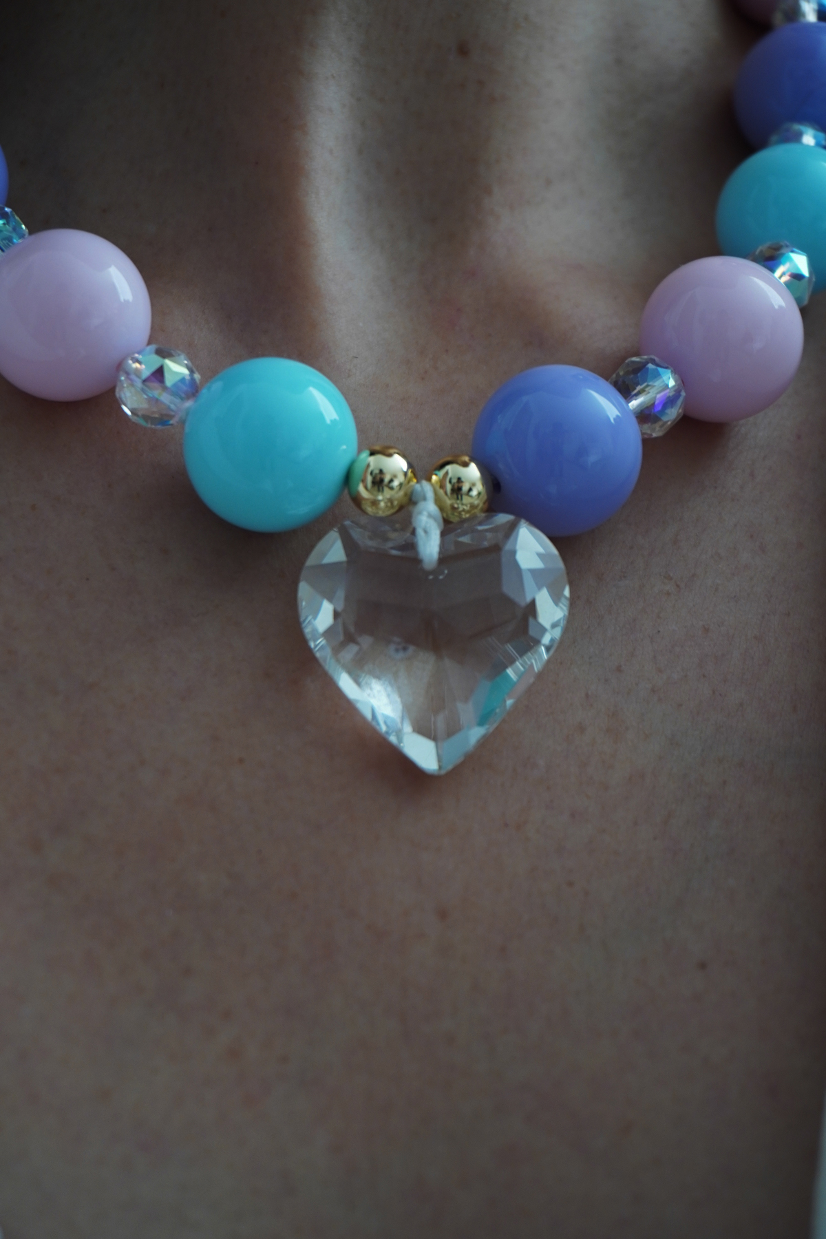 Collar Corazón de Cristal - Imagen 4