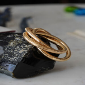 Pulsera Elástica Gold Shine 14K