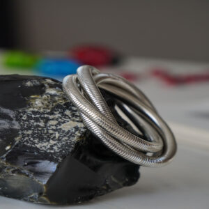 Pulsera con Baño de Rodio