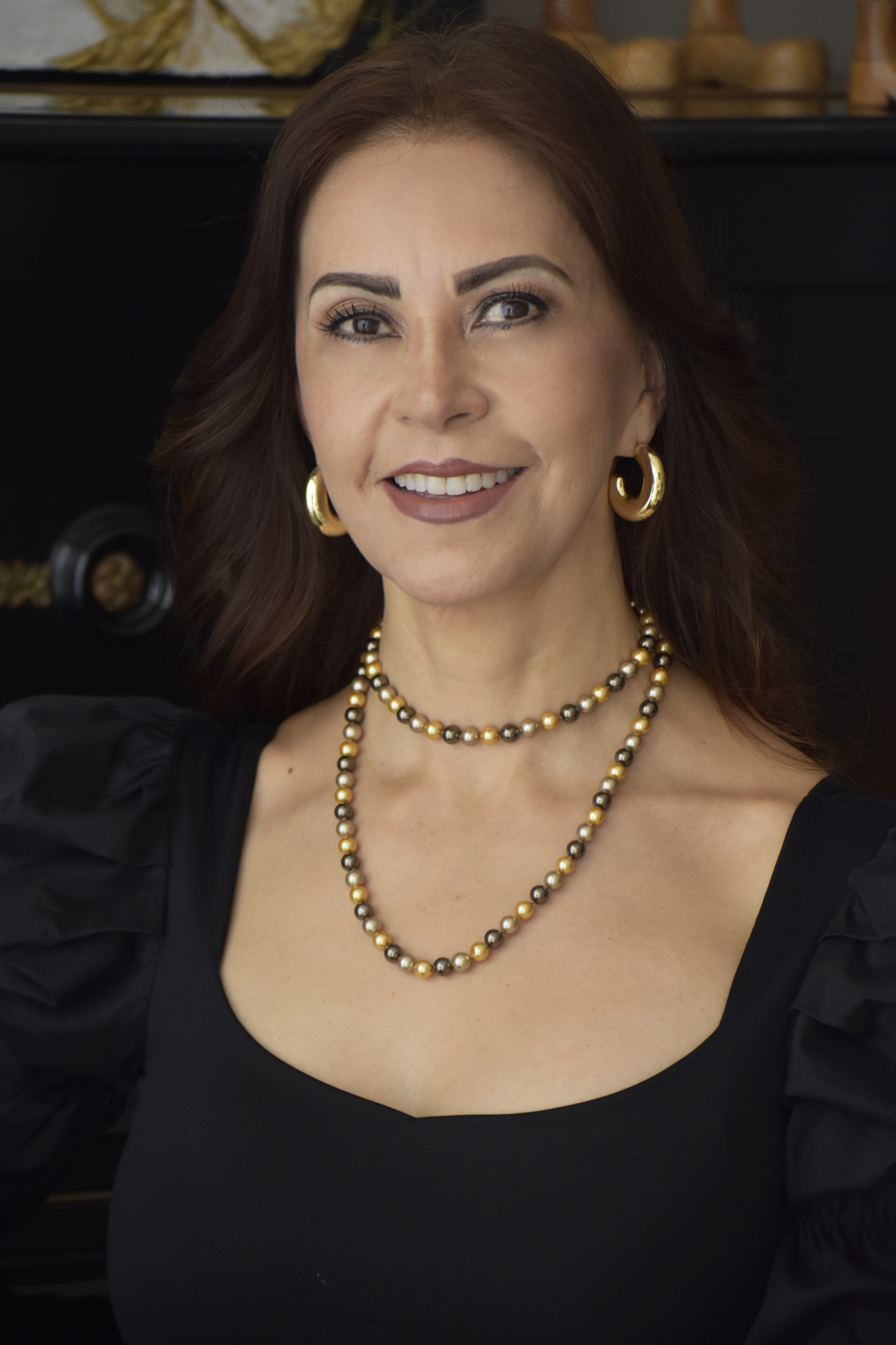 COLLAR DE PERLA SUAROWSKY