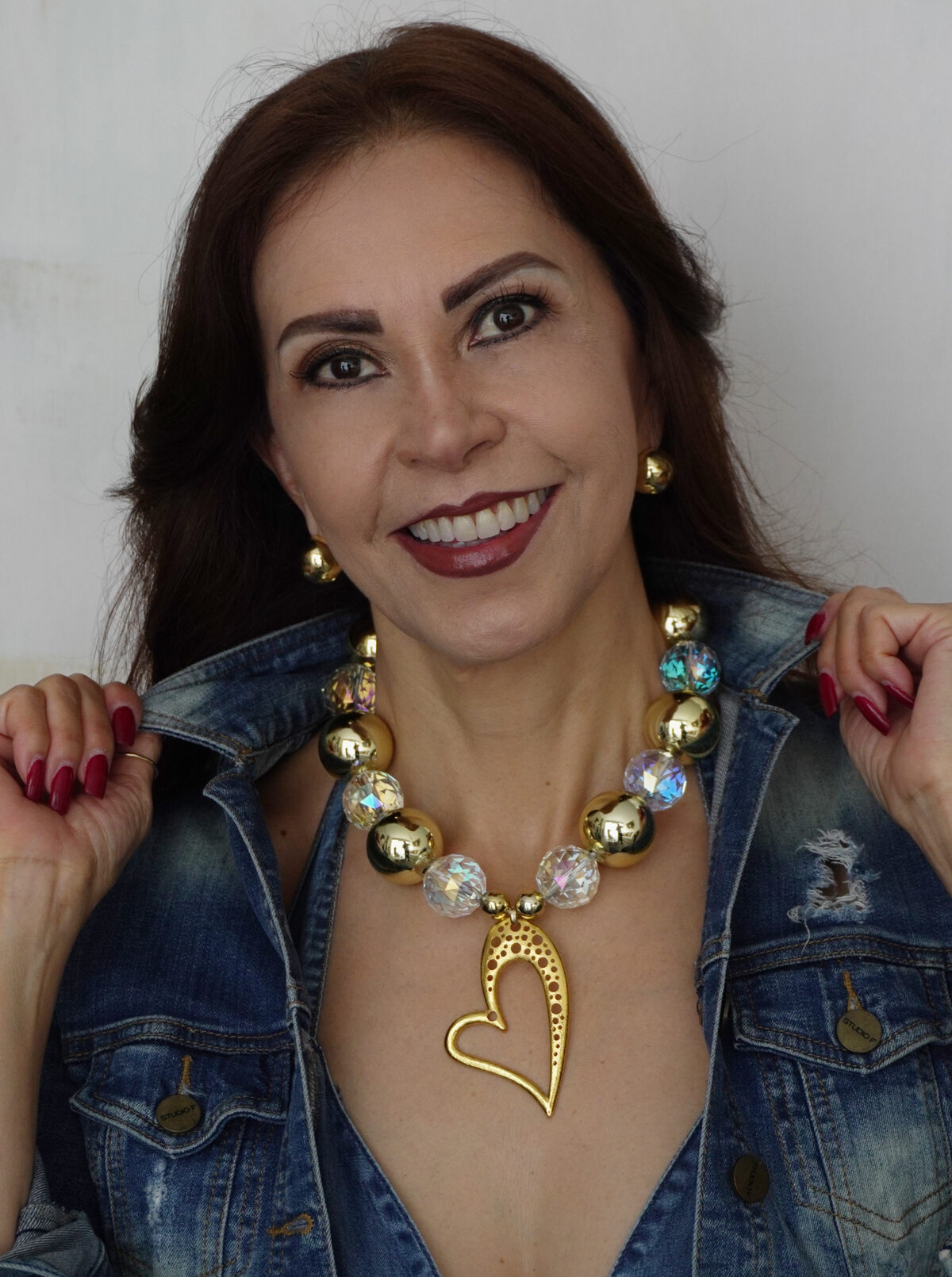 COLLAR DE CRISTAL CORTADO