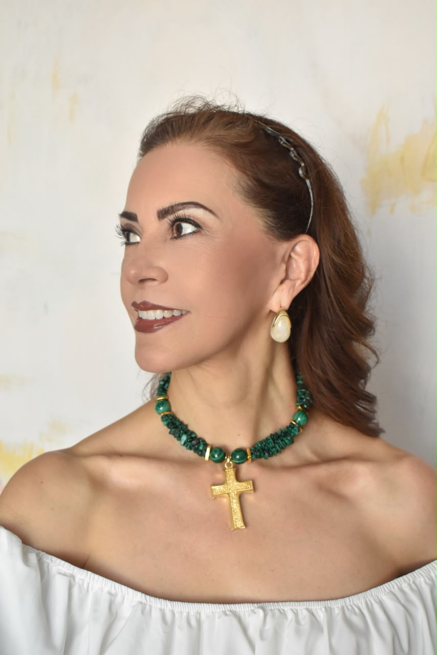 COLLAR DE MALAQUITA